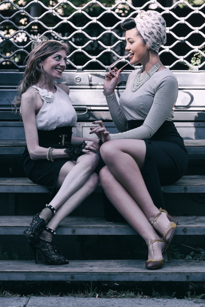 Blondy Violet and Racy Ros in the City of Turin - September 2018 - Rights Reserved: Silvano Silver Ph